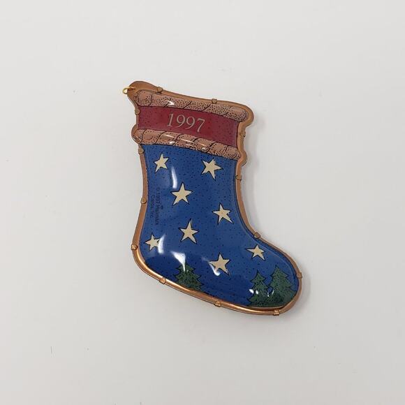 1997 Hallmark Son Pressed Tin Handcrafted Keepsake Holiday Christmas Ornament. - Picture 4 of 9